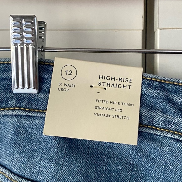 NWT Universal Thread High Waist Crop Jeans - Size 12 - Picture 7 of 7